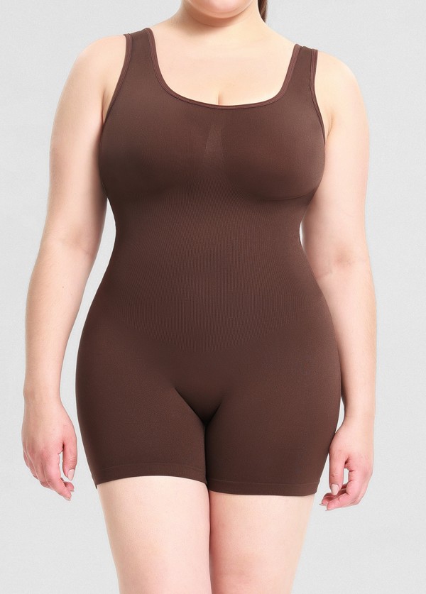 Women's Seamless Tummy Control Butt Lifting Shorts Bodysuit