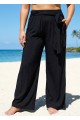 Black Knotted Plus Size Modest Fashion Loose Cover Up Swimsuit Pants