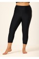 Black Plus Size Modest Swim Shorts Swimsuit Beach Bottom