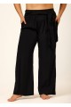 Black Knotted Plus Size Modest Fashion Loose Cover Up Swimsuit Pants