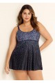 Rainbow Sprinkles Adjustable Straps Swimdress Top