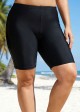 Plus Size Black Swim Shorts Beach Bottom