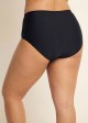 Curvy Black High Waist Women Bikini Swim Bottom
