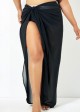 Full Length Mesh Tie Sarong Cover Up