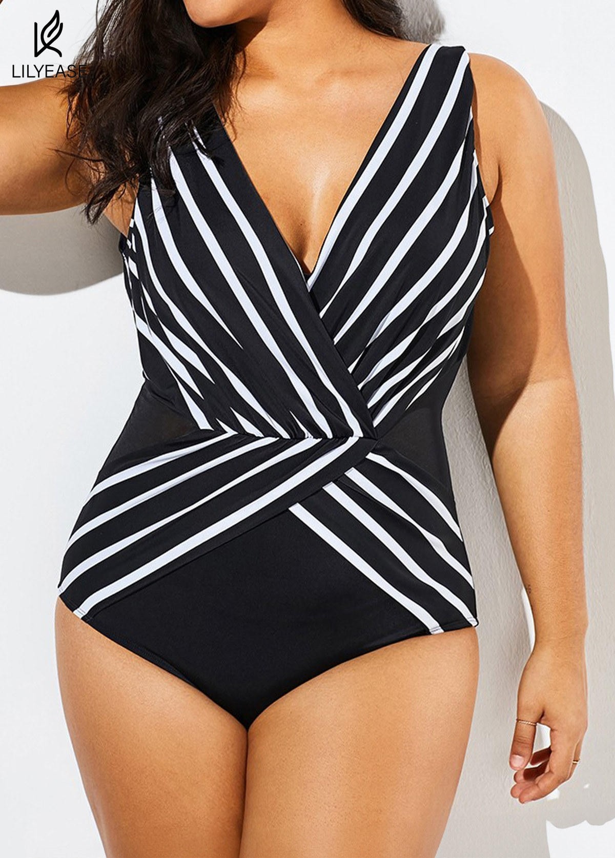 Skye Women's Lanai Jane V Neck One Piece Swimsuit